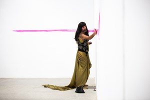 Nikhil Chopra, 'Rouge,' Performance. Morning Notes: Day 1. FIELD MEETING Take 6: Thinking Collections (25 January 2019), in collaboration with Alserkal Avenue, Dubai. Courtesy of Asia Contemporary Art Week (ACAW).
